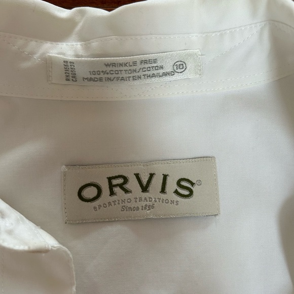 Orvis Men's Classic Ivory Dress Shirt - Picture 2 of 2